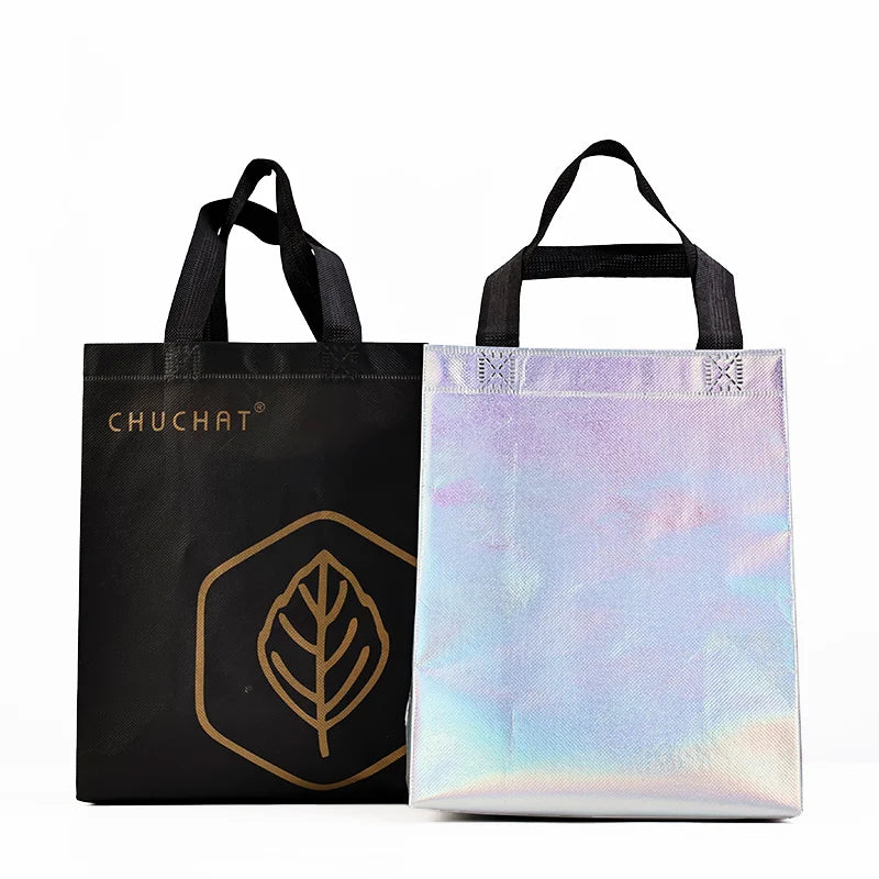 Custom Logo Printed Non Woven Shopping Bag Reusable Shopping Tote Non Woven Bag
