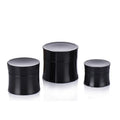Cosmetic Packaging Container Elegant Tight Waist Shape Facial Cream Pot Gel Refillable Bottles Empty Black Jar 15g 30g 50g