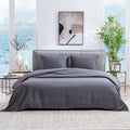 Cooling Bed Sheet Set Sigoods Organic Bamboo Sheets Soft Breathable Comfortable Luxury Bamboo Sheets with 16 Inch Deep Pockets