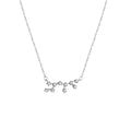 ACME 925 Sterling Silver Constellations Choker Necklace Cancer Delicate Zircon Astrology Sagittarius Zodiac Personalized  Women