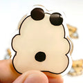 Clear Printed Blanks Epoxy Kawaii Custom Acrylic Keychain