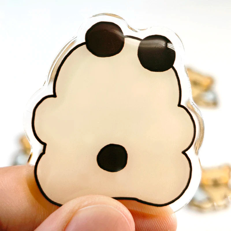Clear Printed Blanks Epoxy Kawaii Custom Acrylic Keychain