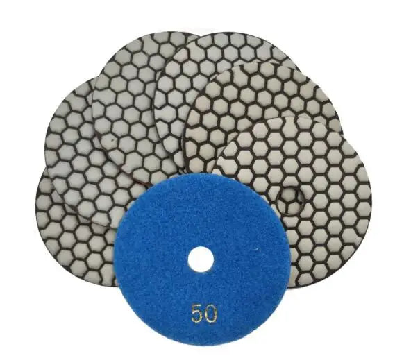 100 mm Flexible  Diamond Dry Polishing Pads  Stone Polishing Dish Fast Brightness and Durable  China Manufacturer