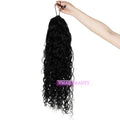 VMAE Afro Kinky Curly Water Wave 100g Virgin Raw Cuticle Aligned Wrap Around Ponytails Human Hair Extensions Drawstring Ponytail