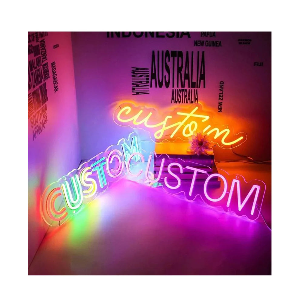 Dropshipping Free Design Custom Led Neon Light Logo Neon Sign Custom Drop Shipping Happy Birthday Neon Sign Neon Light Sign