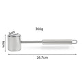 304 Stainless Steel Meat Tenderizer Heavy Hammer Tool and Hand-Held Meat Tenderizing Needle Durable Metal Tool