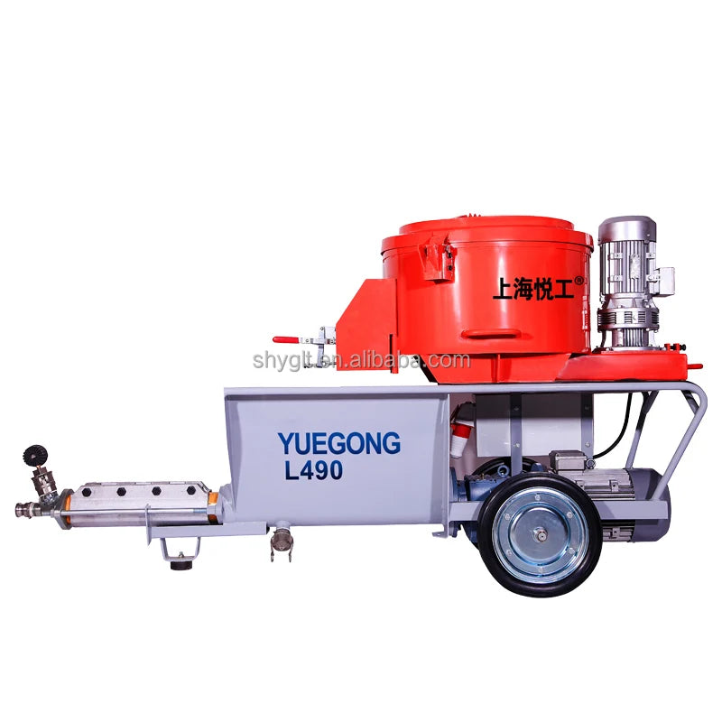 Cement Mixer Pump Industrial Wall Plastering Machine Putty Cement Mortar Spray Machines Paint Plaster Leveling Machine