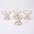 Wholesale Golden Metal Display Stand Base Crystals Sphere Stents Metal Stent Holder for Decoration