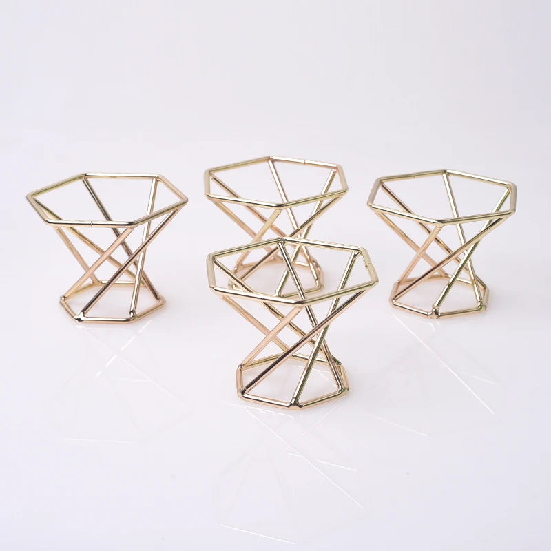 Wholesale Golden Metal Display Stand Base Crystals Sphere Stents Metal Stent Holder for Decoration