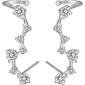 New Hot Fashion 925 Sterling Silver Star Zircon Earrings for Women Girls Gift Fashion Statement Jewelry Korean Earrings