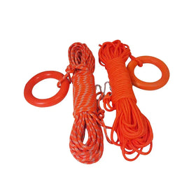 Orange Marine lifebuoy Buoyant Rescue Quoit Floating Line and Lifeline