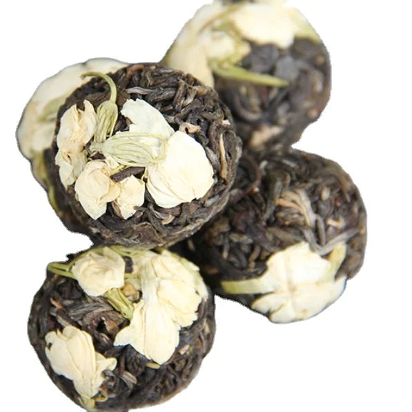 Best Selling Blooming Flower Tea Balls with Puer and Jasmine Blossoms Tea