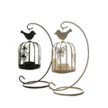 Creative Birdcage Iron Storm Lantern Home Decoration Valentine's Day Iron Candle Holder Light Stand for Dining Table European