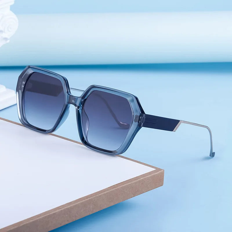 DOISYER Luxury European American Fashion Square Frame Sunglasses Trendy UV Pilot Glasses for Women and Men Wholesale