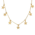 Trending Choker Stack Necklaces Minimalist Jewelry Women 925 Silver Gold Plated Star Necklace