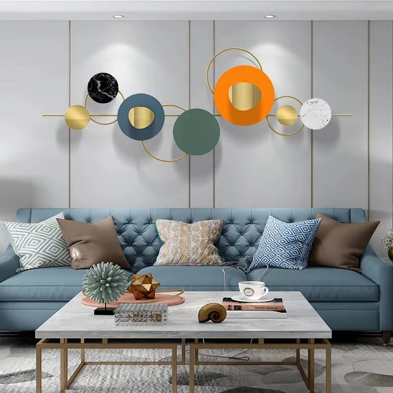 130x48cm Versatile Wall Decor Nordic Decorations Home Metal Wall Hanging Art Decoration for Living Room