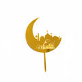 Acrylic Cake Topper for Eid Mubarak Wholesale Party Supplies for Christmas Easter & Thanksgiving for Baking & Decorating Cakes