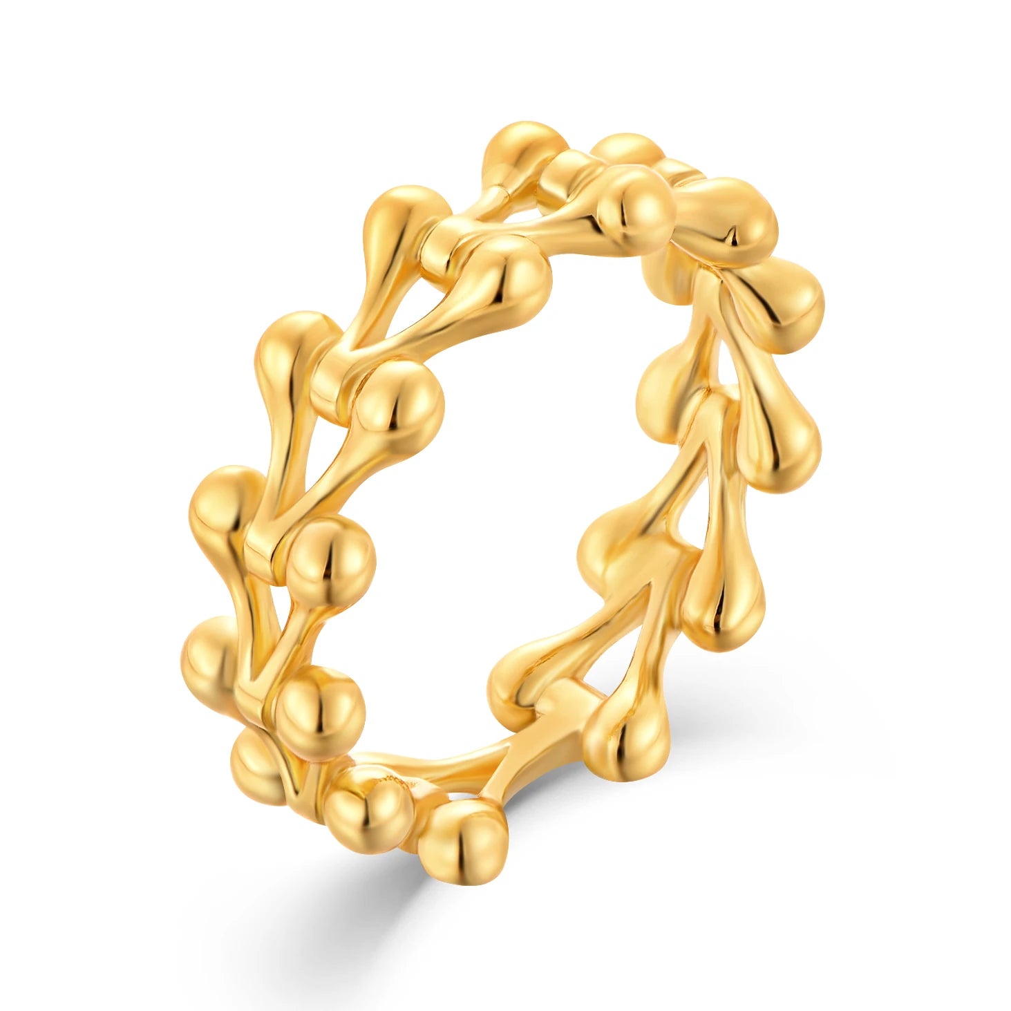 QX Custom Oem Fine Jewelry 925 Sterling Silver 18K Rose Gold Plated Minimalist Simple Women Men Rings for Luxury Gift