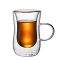 100ml Turkish Style Double Wall Borosilicate Glass Vacuum Insulated Eco-Friendly Cup for Coffee Tea Giveaways-Factory Wholesale
