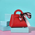 New European Wedding Favors Boxes Style Creative Tote Bag Pu Leather Candy Box