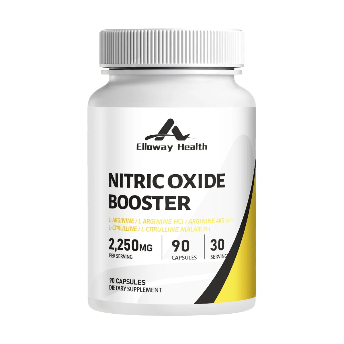 Nitric Oxide Booster - Power - Packed 2250mg Per Serving Unleashing Vascular Vitality with Precision - Formulated Ingredients
