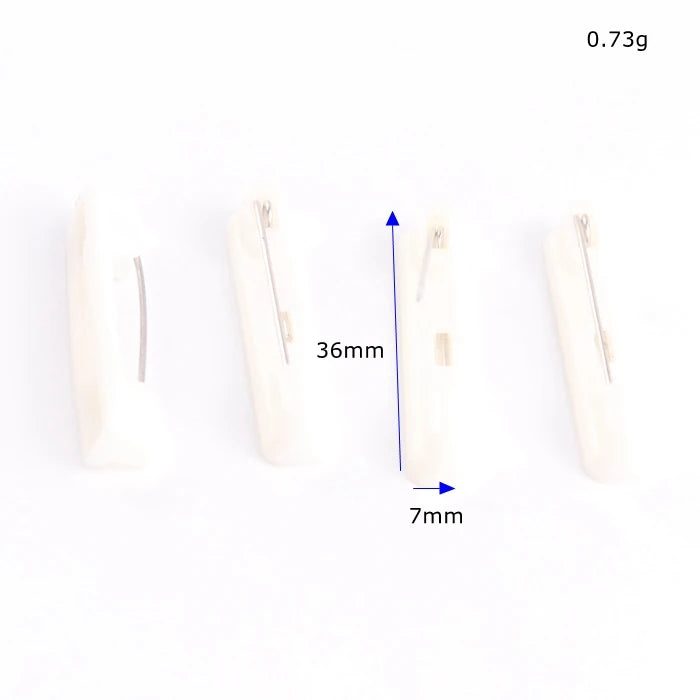 Factory Wholesale 36mm Plastic Safety Pin for Name Badge Brooch