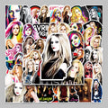 51PCS Origin Wholesale Creative Trend Star Surrounding Personality Avril Stickers Notebook Luggage Phone case Stickers