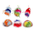 AFP Catnip Filled Inside Plush Soft Cat Balls Toy Hot Sales Potent Long Lasting Pet Cats Furry Ball Toy for Kitty