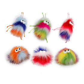 AFP Catnip Filled Inside Plush Soft Cat Balls Toy Hot Sales Potent Long Lasting Pet Cats Furry Ball Toy for Kitty