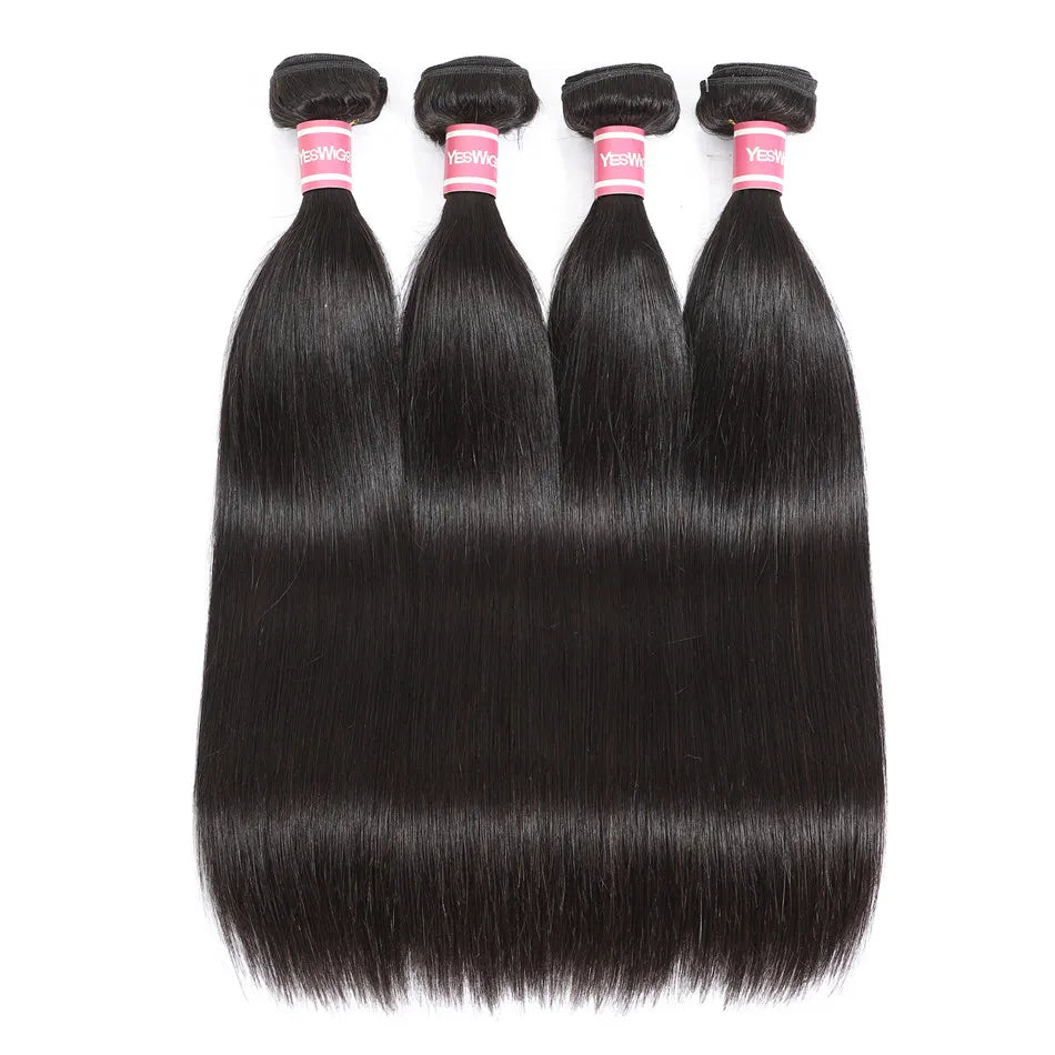 Brazilian Raw Hair Bundles Double Drawn Cuticle Aligned Raw Virgin Unprocessed Human Hair Bundles Human Hair Extension Wigs