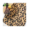 2024 New Design Animal Leopard Print 95%Polyester 5%Spandex 100GSM Knitted 4 Way Stretch Power Mesh Fabric for Girl's Garment