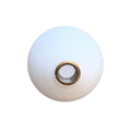 Mouth Blown Frosted Matt Shiny Milk White Color Glass Lighting Globe with Metal G9 Internal Screw Glass Lampshade