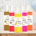 Natural Organic Anti-Dandruff 400ml Fluffy Refreshing Fruit Shampoo with Deep Clean Oil Control & Hair Repair