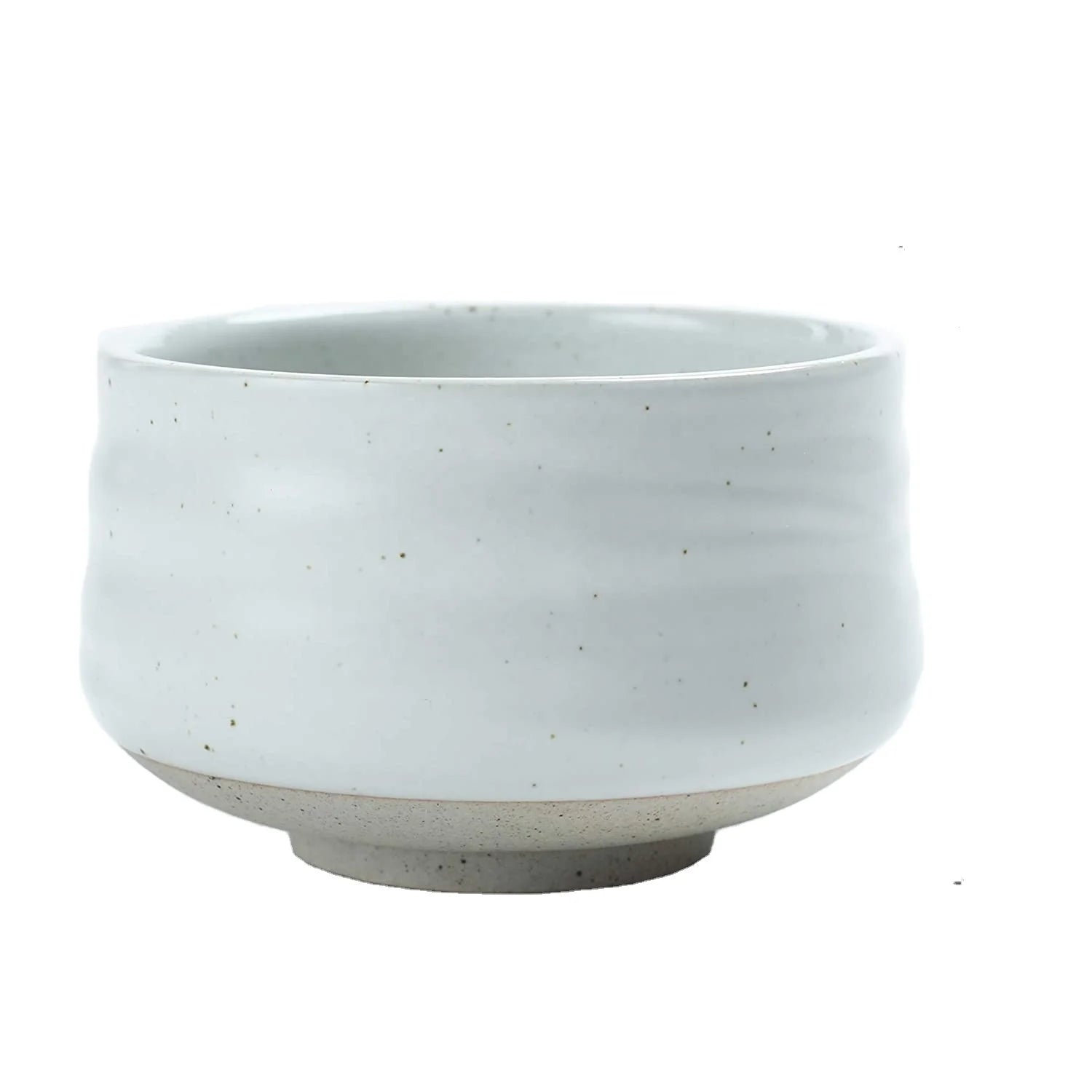 18 oz Japanese Ivory White Matcha Bowl Green Tea Chawan Macha Tea Bowl Ceramic Big Cup