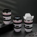 Custom Logo Camera Lens Coffee Mug Wholesale 400ml Stainless Steel Insulated Travel Cup Bulk Creative Photography Gift Factory