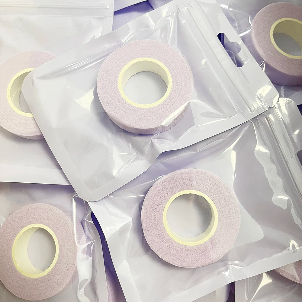 Eyelash Extension Tape Sensitive Pink White Blue Purple Eyelash Tape Custom Logo Lash Extensions Accessories  Lash Tape