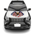 Promotional Product Patriotic American  Cover for Car Hood Heat Transfer 120x160cm Custom American Eagle Hood Flag Banderas