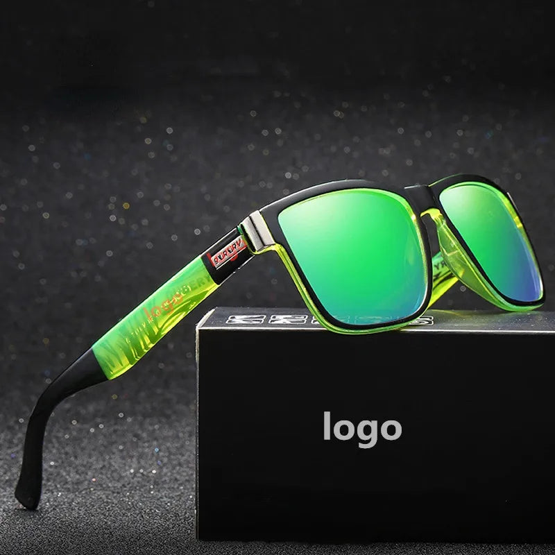 Men's Sports Polarized Custom Shades logo Designer Glasses Wholesale square Luxury Driving Sunglasses for Women