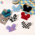 QIYUE New Cartoon Mick Shape Good Quality Acetate Hair Claw Clip