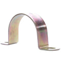 Rigid Pipe Strap  Two Hole Strap U Bracket Zinc Plated Steel Tension Tube Clip Clamp for Pipe Fixing