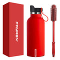 750ml Wholesale Metal Bottle Stainless Steel Thermal Vacuum Thermos Coffee Tea Water Bottle Stainless Steel Valve