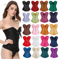 Bodysuit Thong Shaper Boned Jacquard Floral Corset Gothic Plus Size Gorset Minceur Outfit Sexy Clubwear Waist Slimmer for Women