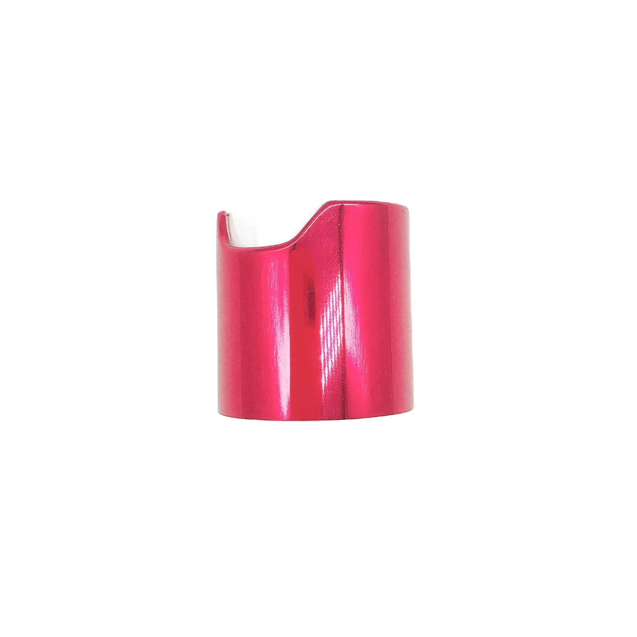 24/28mm Gold Red Aluminum Disc Top Cap for Cosmetic Bottle 24/28mm Red Aluminum Red Aluminum Disc Top Caps with Screw Closure