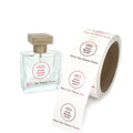 Custom Printed Waterproof Luxury Cosmetic Vinyl Gold Foil Transparent Stickers for Perfume and Lipstick Bottle Labels