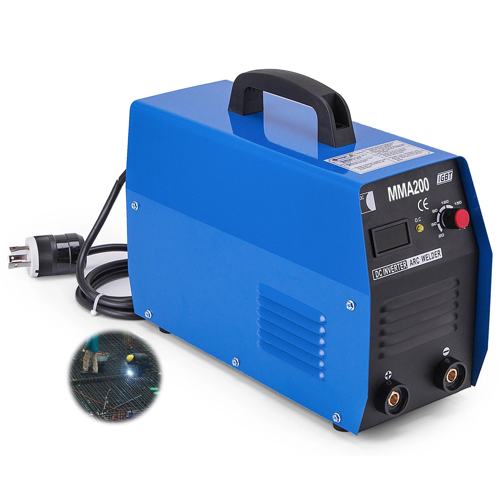 Factory Efficient MMA200200Amp IGBT Inverter MMA/Arc Welder Stick Welding Machine Suitable for Factory