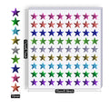 Custom Vinyl Shining Stars Sticker Printing Die Cut Sheet for Kids Reward School Foil Star Stickers