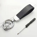 Carbon Fiber Key Chain Key Ring Minimalist Car Keychain for Man