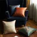 European Simple and Modern Style Home Comfortable Soft Sofa Jacquard Yarn Dyed Living Room Cushion Cover