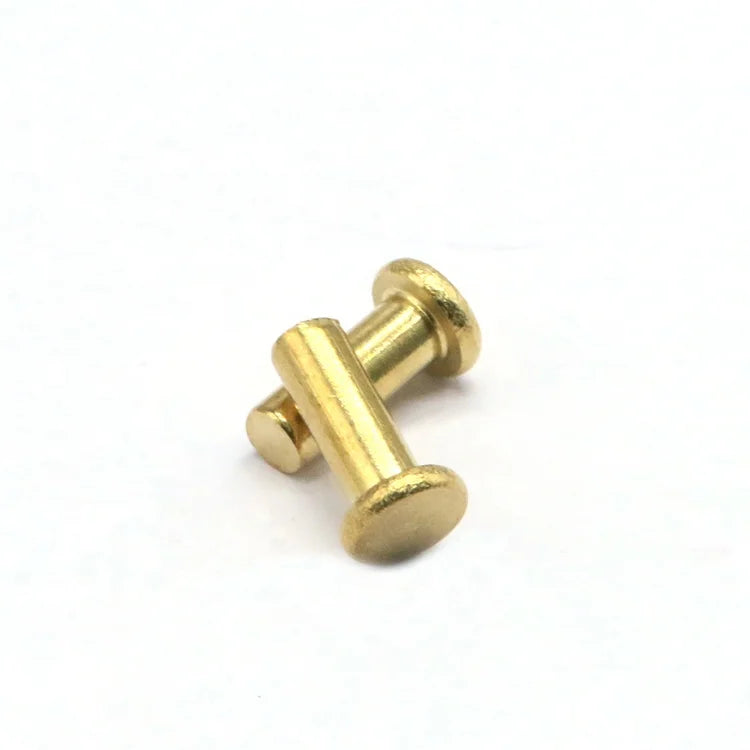 ISO Certified Brass Rivets China Manufacturer Supply with Flat Head Solid Rivets for General Industry