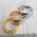 Wholesale Fashion Light Luxury Stainless Steel 4mm Wide Mirror Polish Ring Finger Rings Jewelry Unisex Manufacturer Supplier